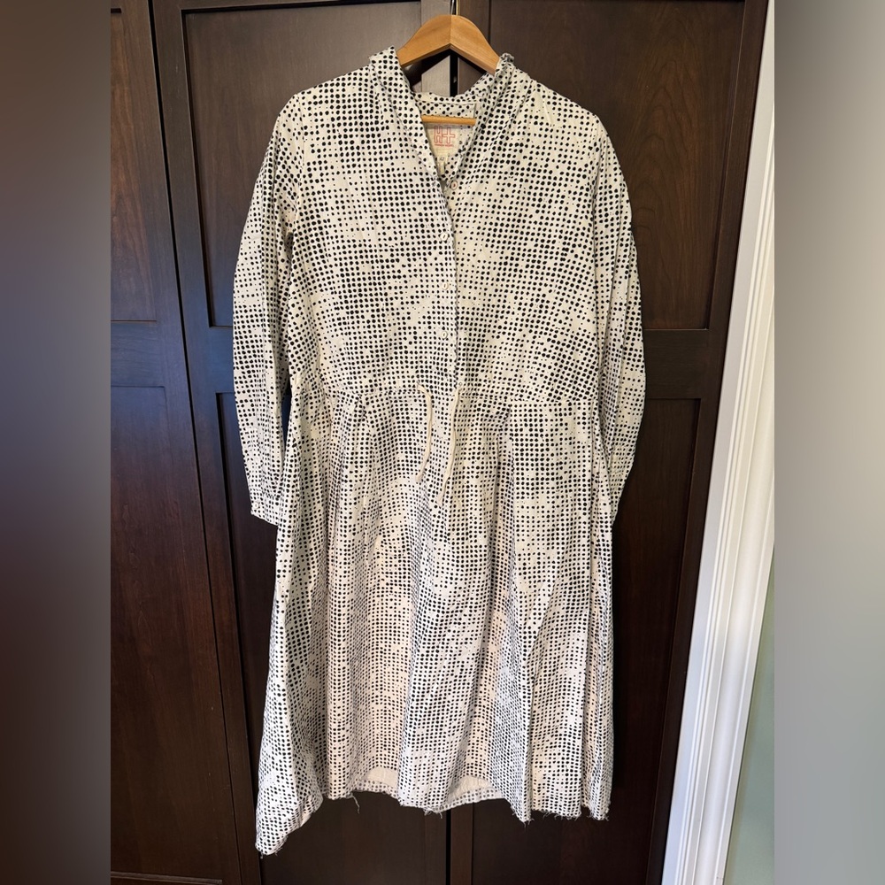 Hannoh Wessel H+ Dress in Black and White dots